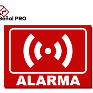 Señal de alarma, 025 — 35 × 25 cm