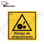 RIESGO ATRAPAMIENTO Modelo 1 Med: 20x20cms
