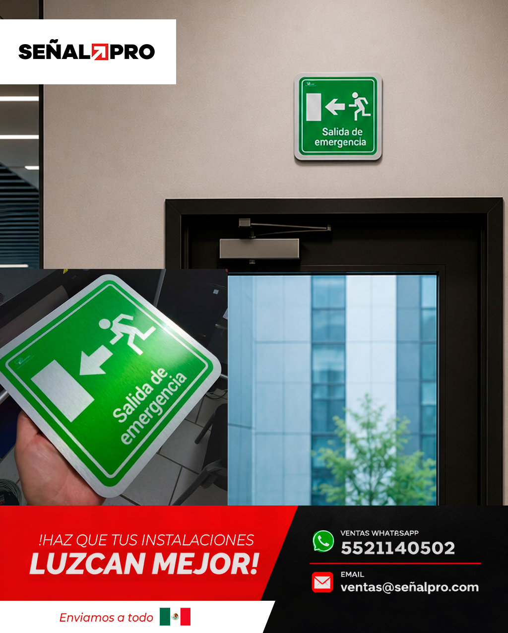 Modelo ALU PRINT de SeñalPro: Aluminio + gráfica impresa