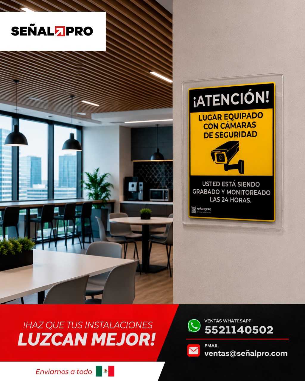 Modelo ACRIL PRINT de SeñalPro: Acrílico + impresión por cara posterior