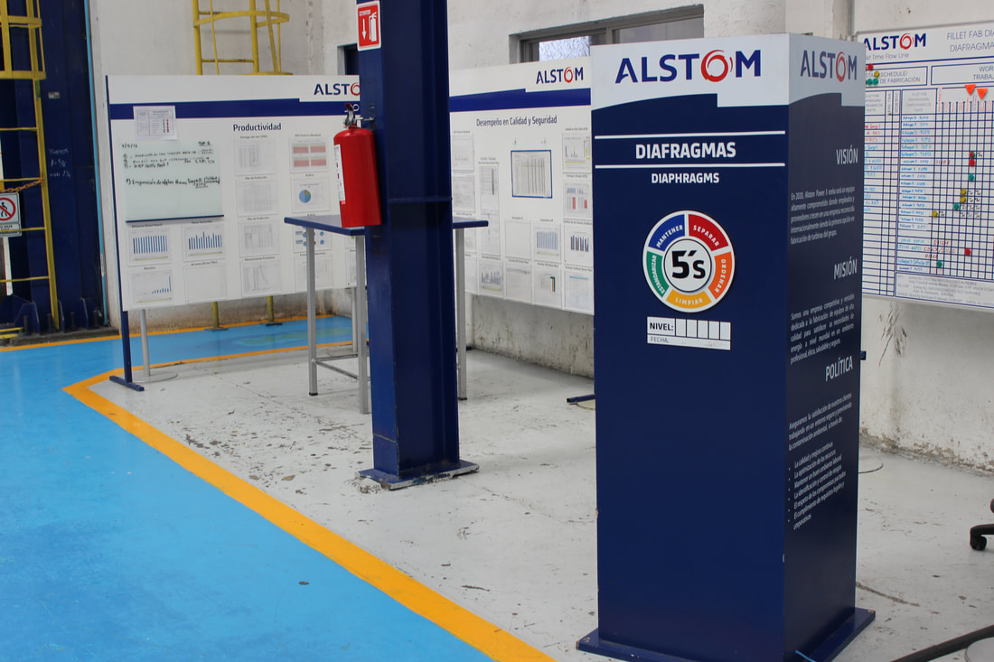 Conjunto modular de tableros operacionales ALSTOM instalado en planta, trabajo histórico de SeñalPro